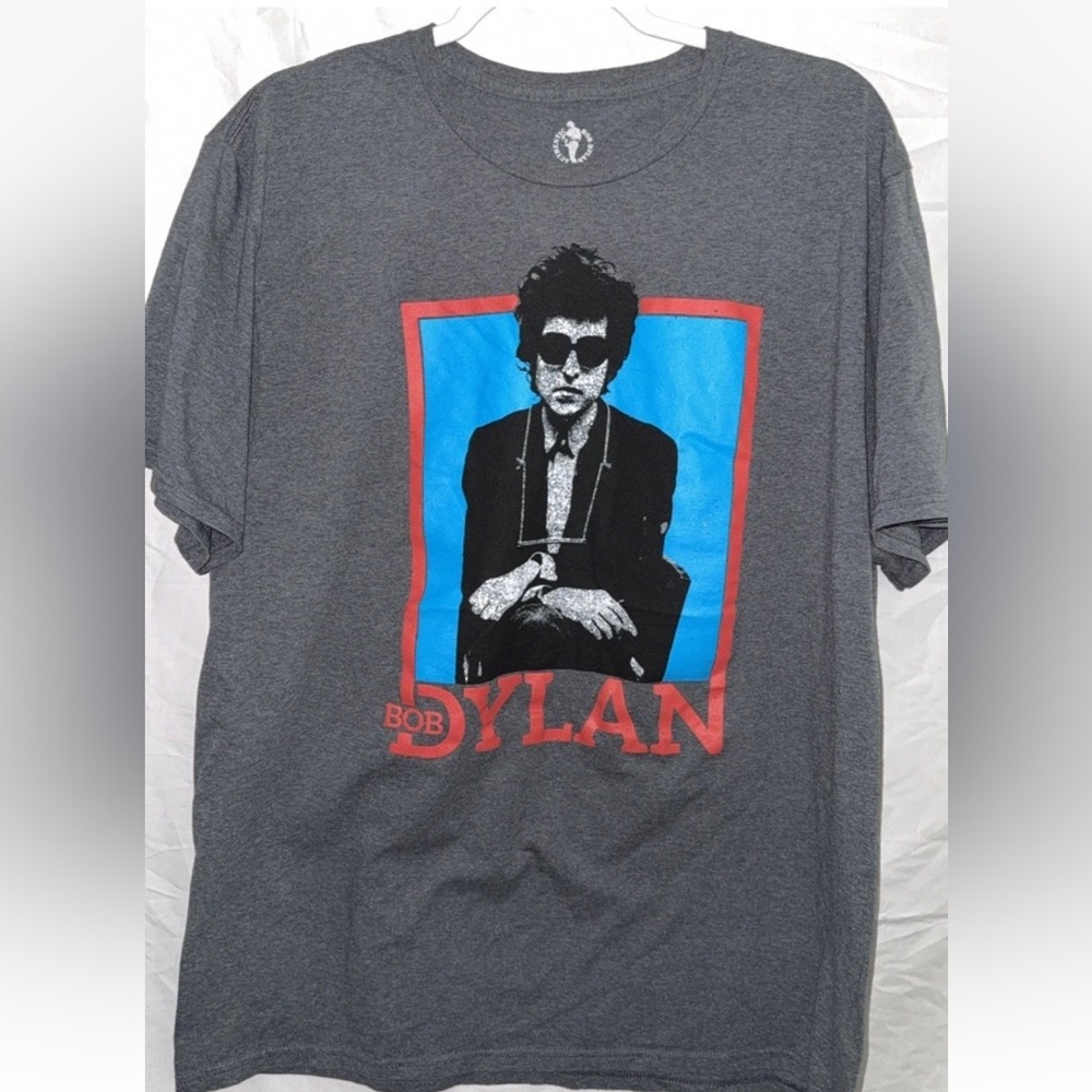 Bob Dylan Graphic Gray T-Shirt men’s xl